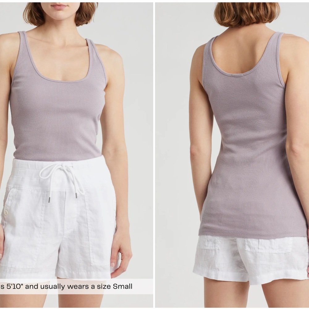 James Perse IRIS ribbed knit tank size 2 or medium